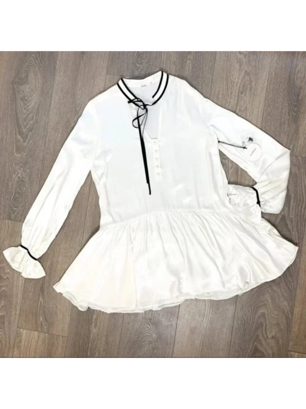 Revolve Tularosa Mini Dress XS formal peasant boho Whimsigoth Festival coquette - Picture 11 of 16